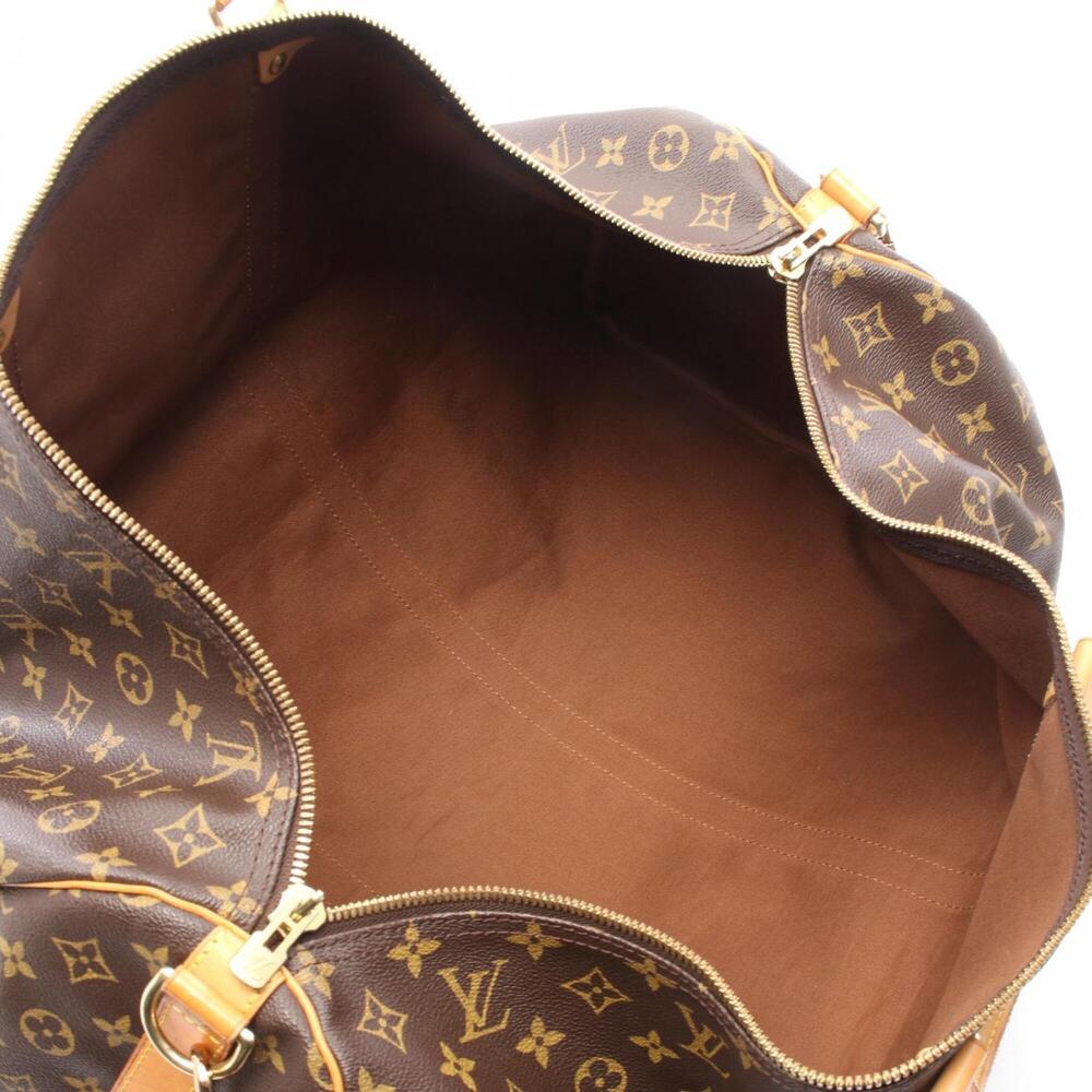 LOUIS VUITTON Brown Monogram Leather Boston Bag - Picture 3 of 9